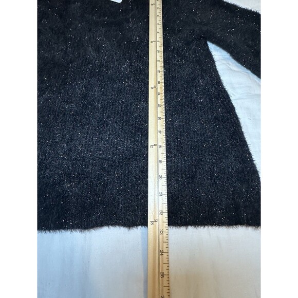 Soft Surrounding Ciara Sparkle Black Sweater Cozy Fluffy Women's Size XS NWT - Picture 9 of 9